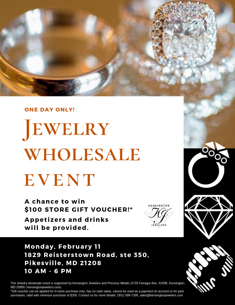 Jewelry wholesale event