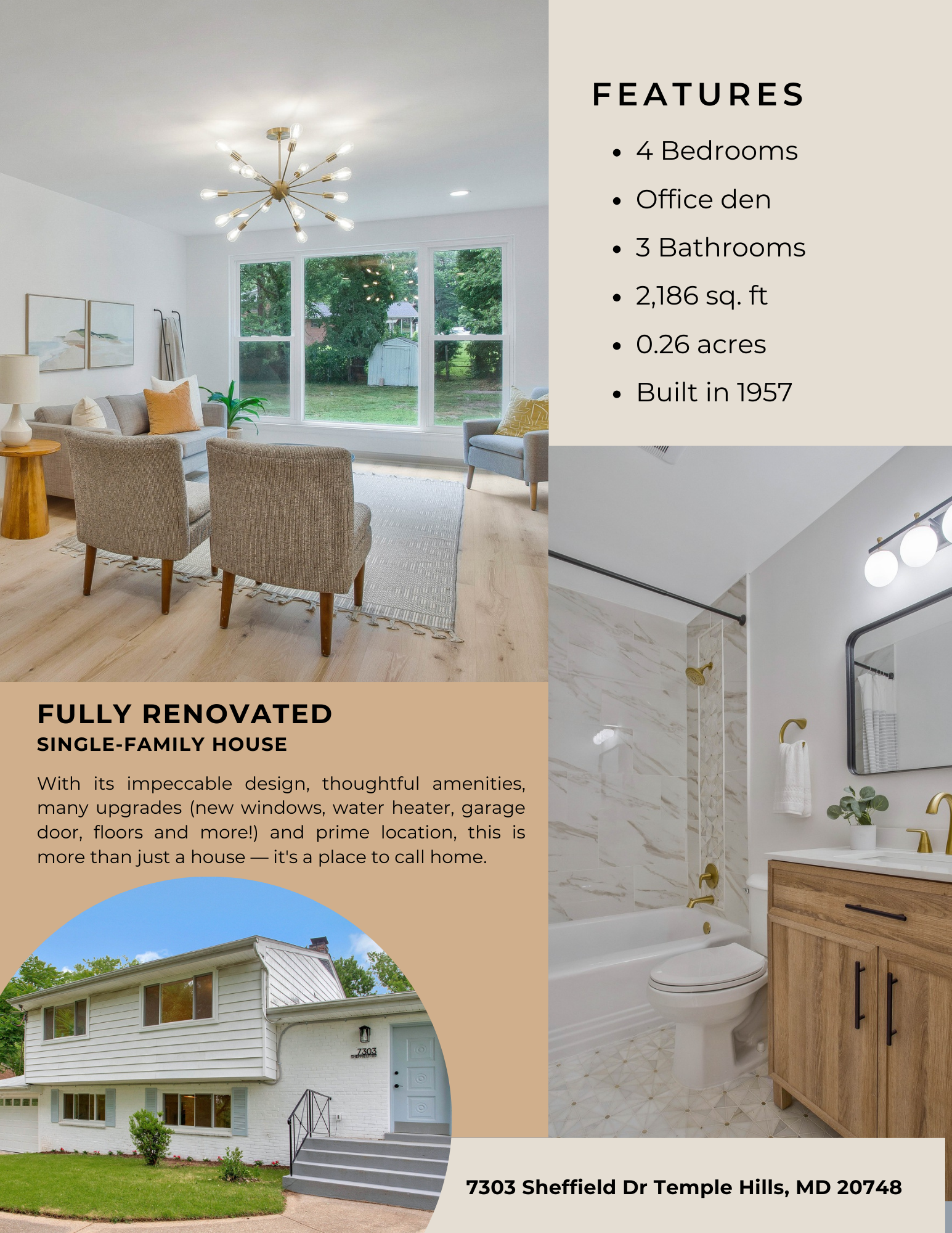 Real estate flyer