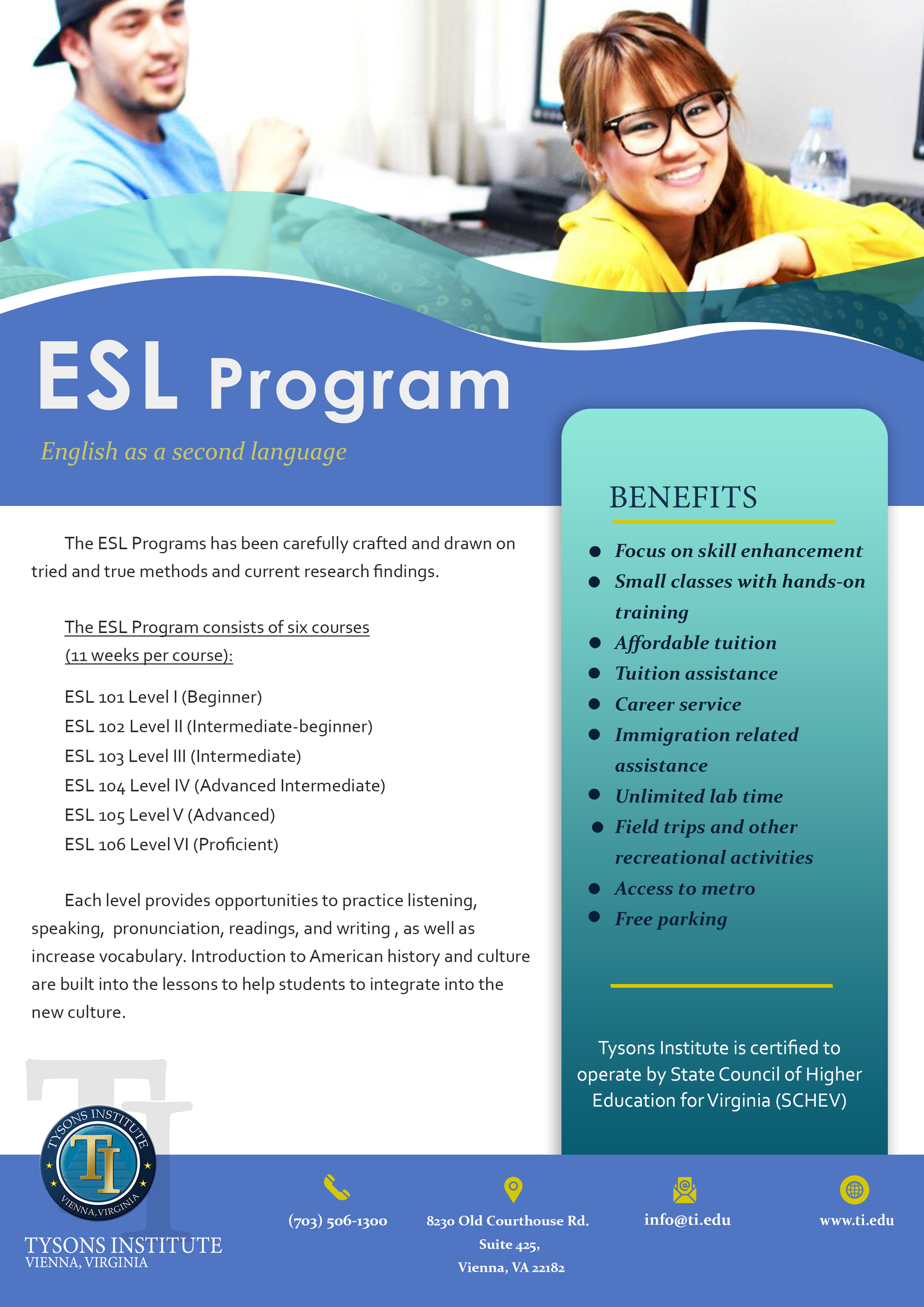 Tysons Institute ESL